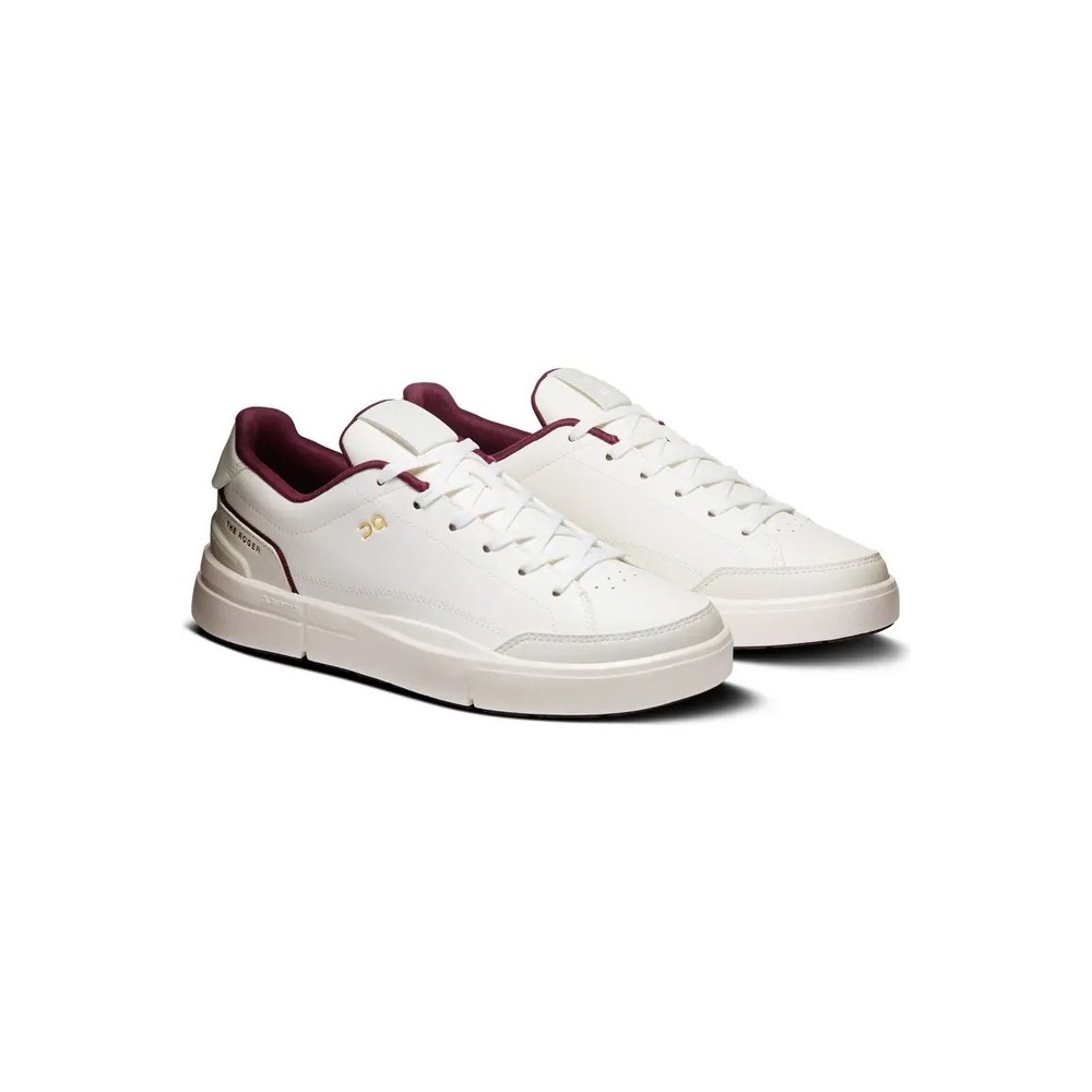NEW On Running The Roger Centre Court Ivory Maroon Mens Sneakers Size 10